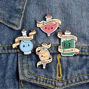 Harry Potter Potion Soft Enamel Pins (4) 11/25